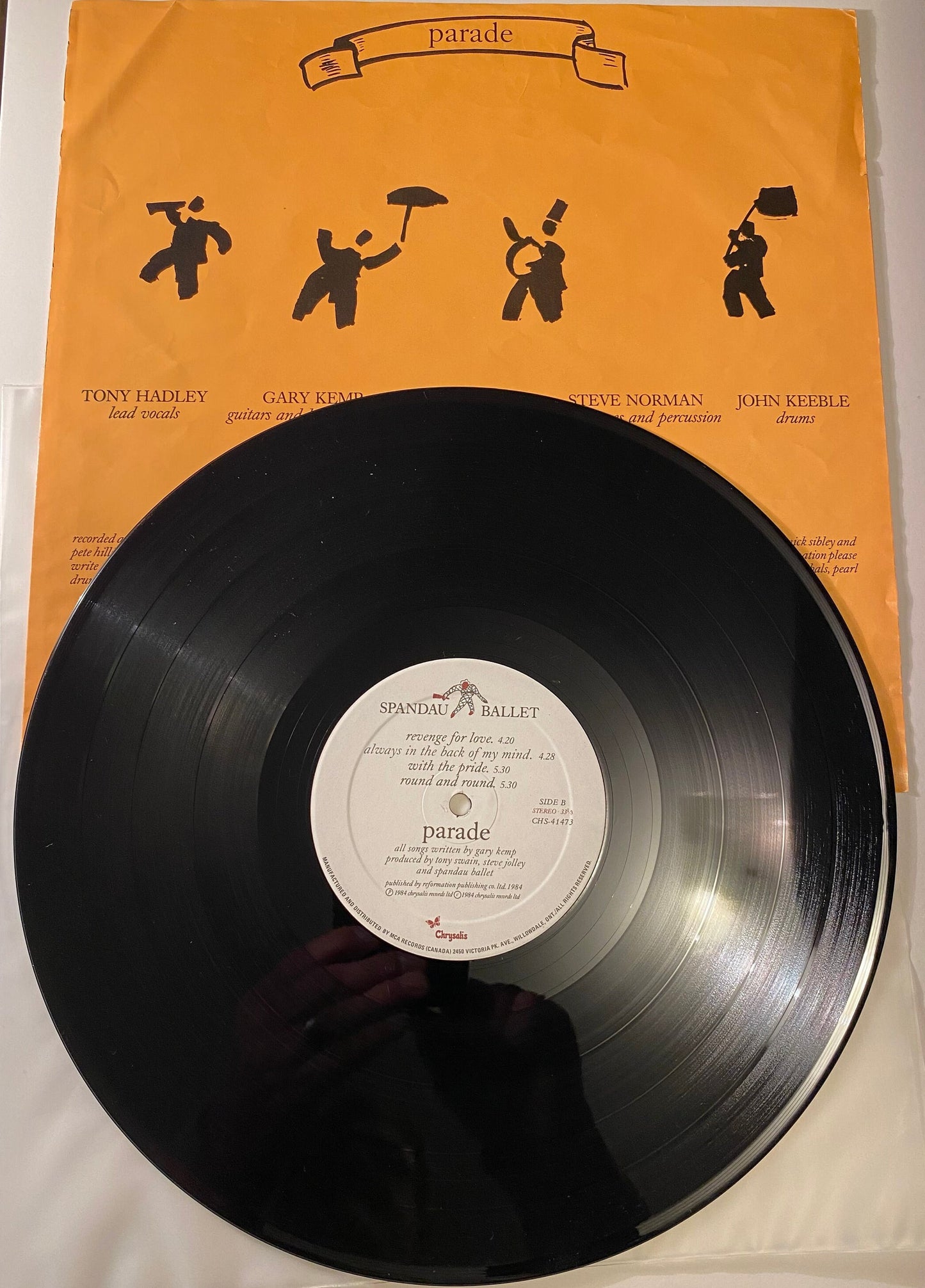 Spandau Ballet - Parade - 1984 Vinyl LP