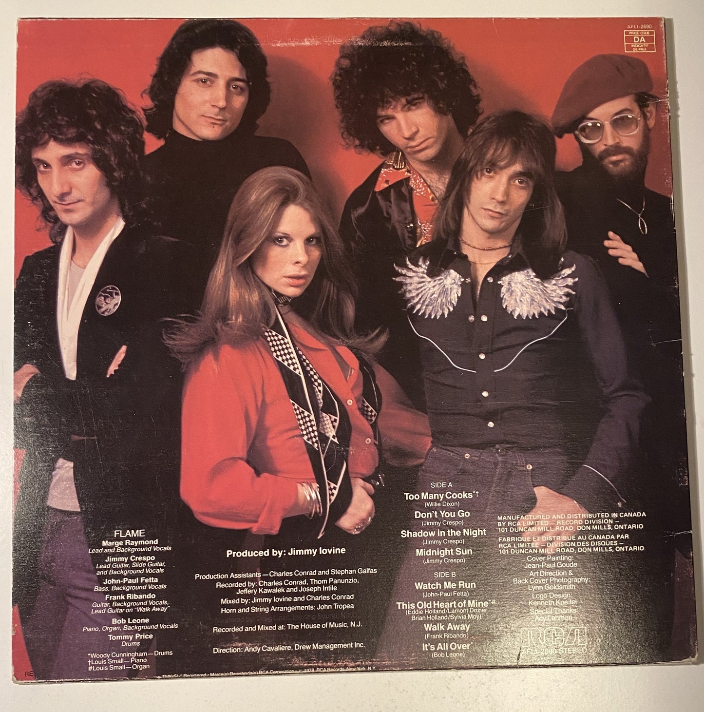 Flame - 1978 Vinyl LP Record