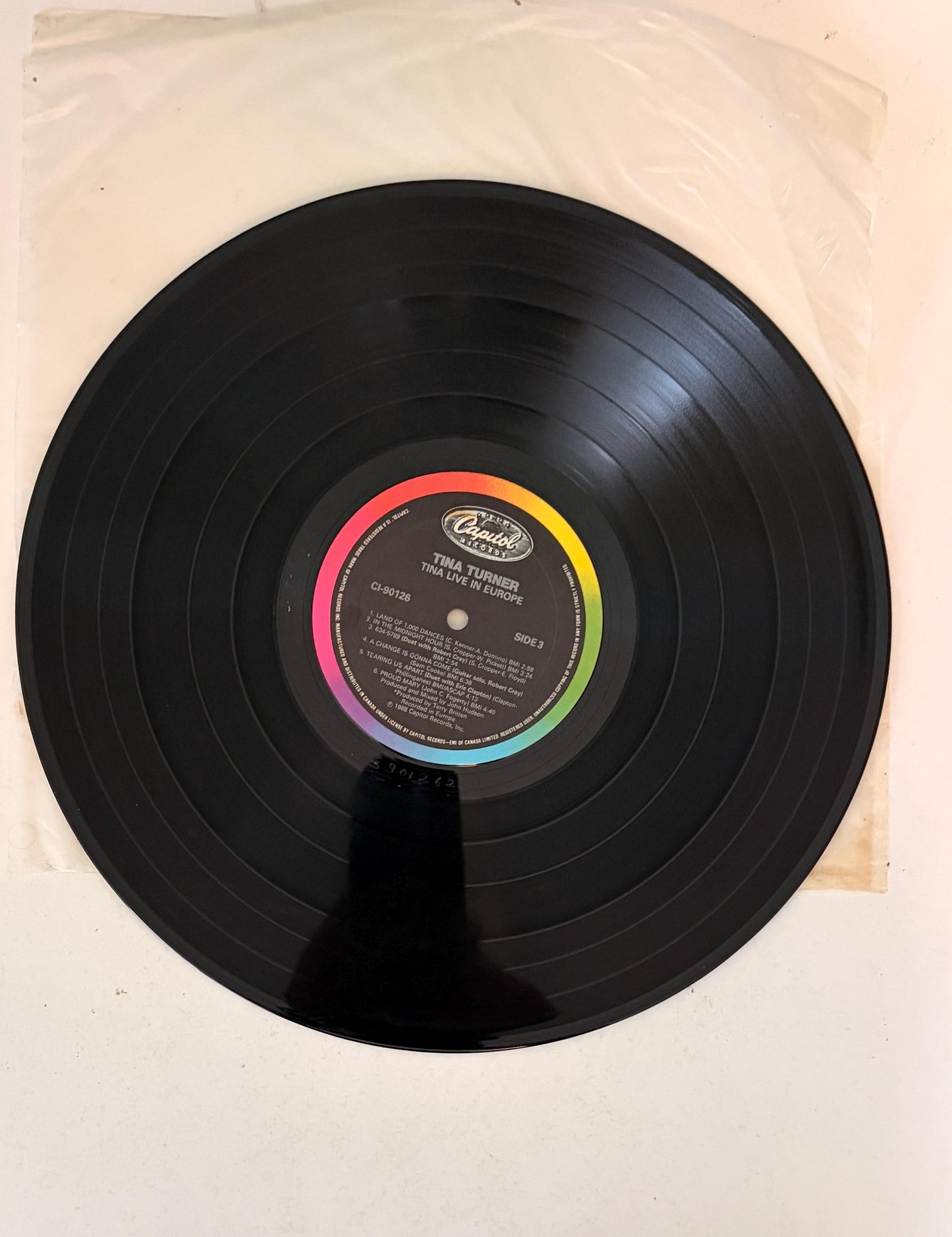 Tina Live in Europe - 1988 Double Vinyl Record