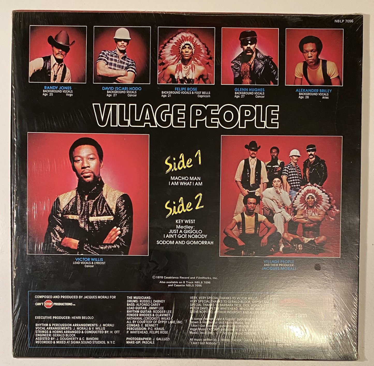The Village People - Macho Man - 1978 Vinyl LP