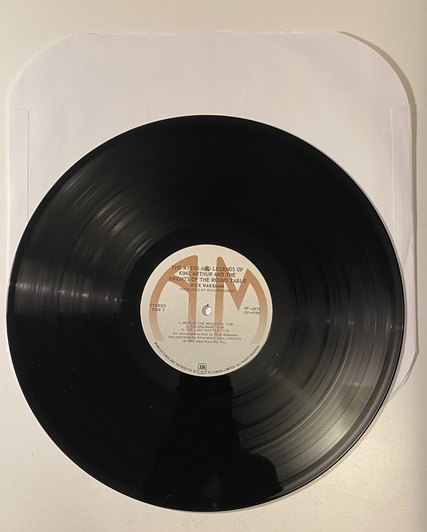 Rick Wakeman - The Myths And Legends Of King Arthur And The Knights Of The Round Table - 1975 Vinyl LP