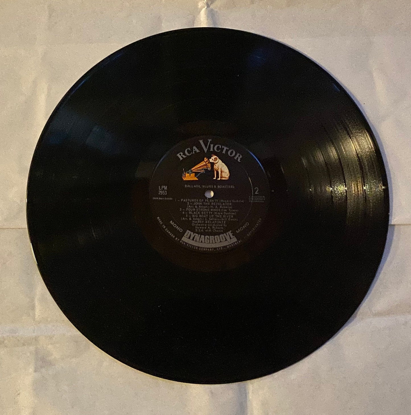 Harry Belafonte - Ballads, Blues and Boasters 1964 Vinyl LP