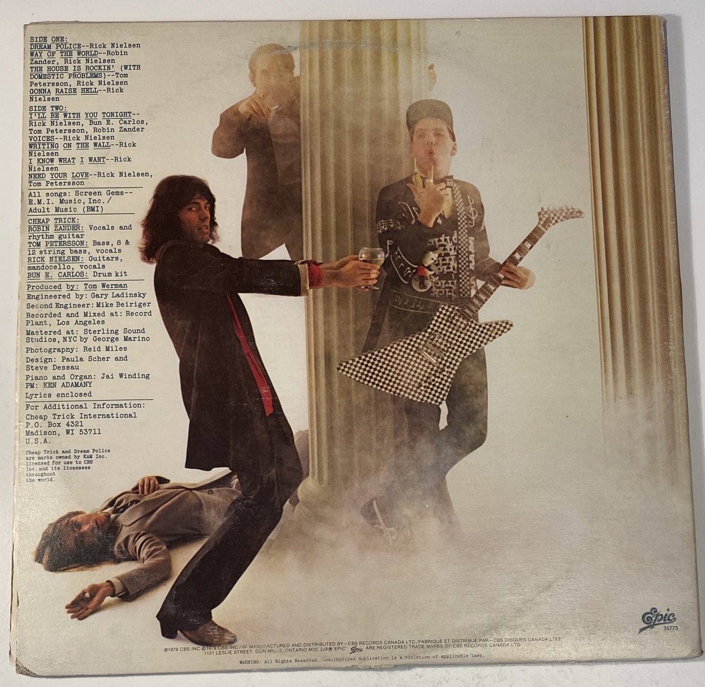 Cheap Trick - Dream Police - 1979 Vinyl LP Record
