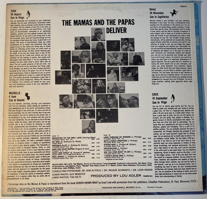 The Mamas and the Papas - Deliver 1967 Vinyl LP