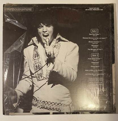 Elvis Presley - Elvis on Stage - 1970 Vinyl LP