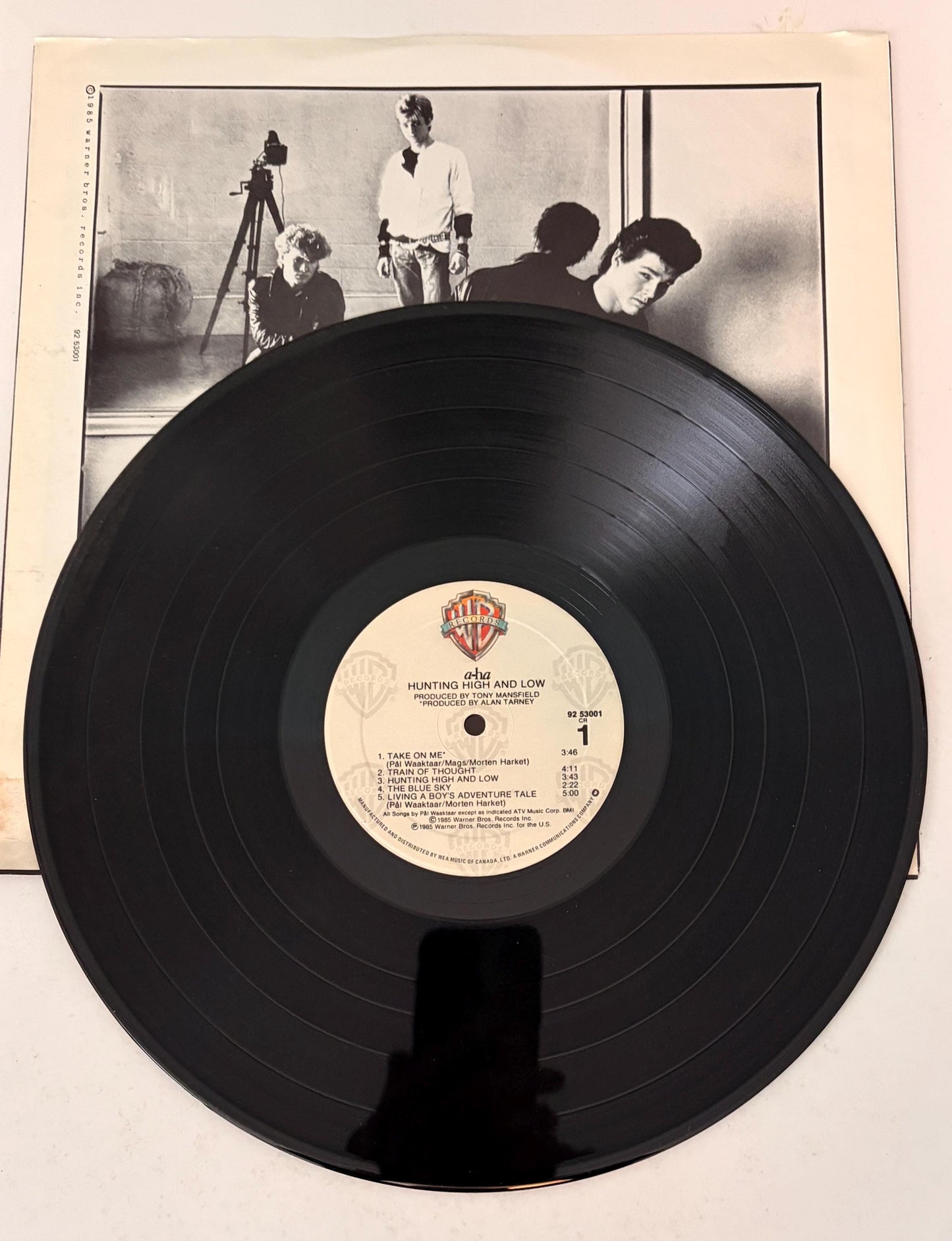 a-ha Hunting High and Low 1985 Vinyl Record