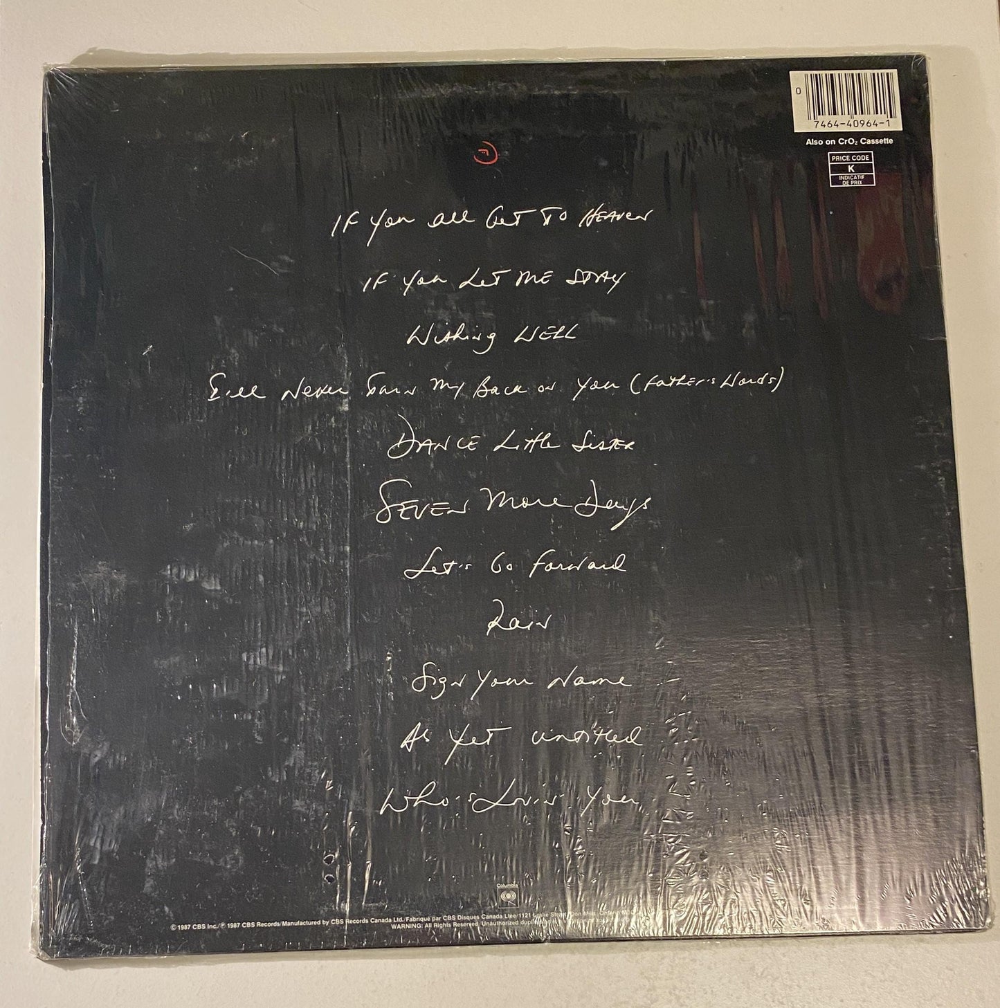 Introducing the Hardline According to Terrence Trent D'Arby 1987 Vinyl LP