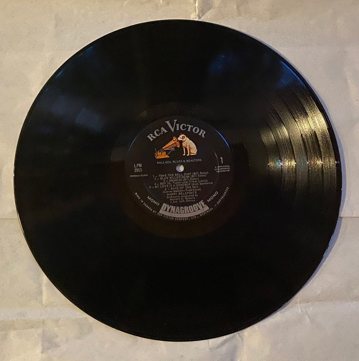 Harry Belafonte - Ballads, Blues and Boasters 1964 Vinyl LP