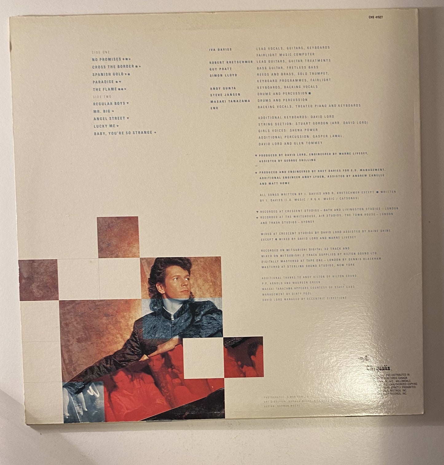 Icehouse - Measure for Measure - 1986 Vinyl LP