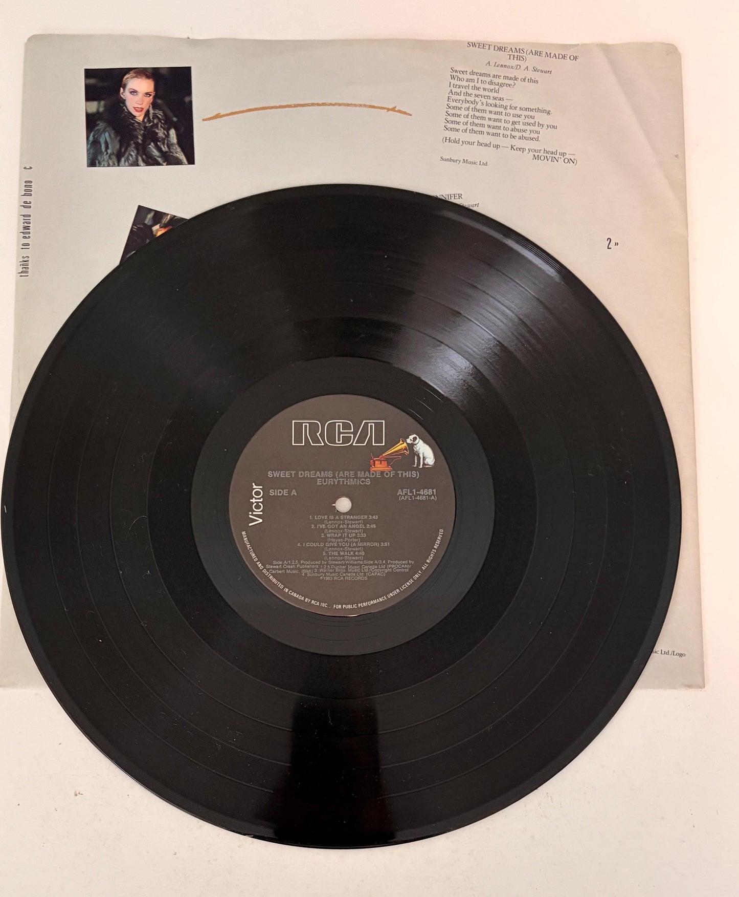 Eurythmics - Sweet Dreams Are Made of This 1983 Vinyl Record