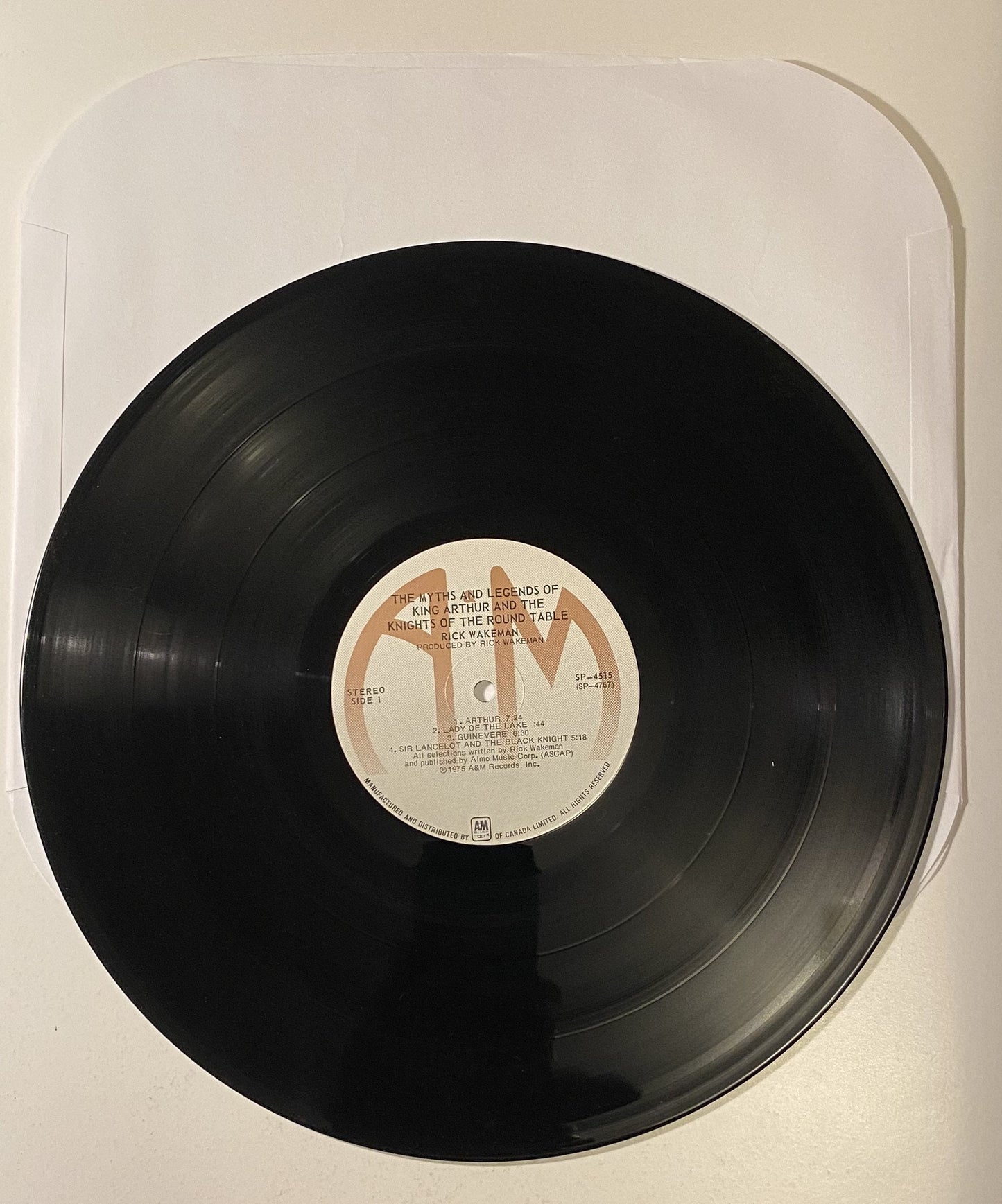 Rick Wakeman - The Myths And Legends Of King Arthur And The Knights Of The Round Table - 1975 Vinyl LP