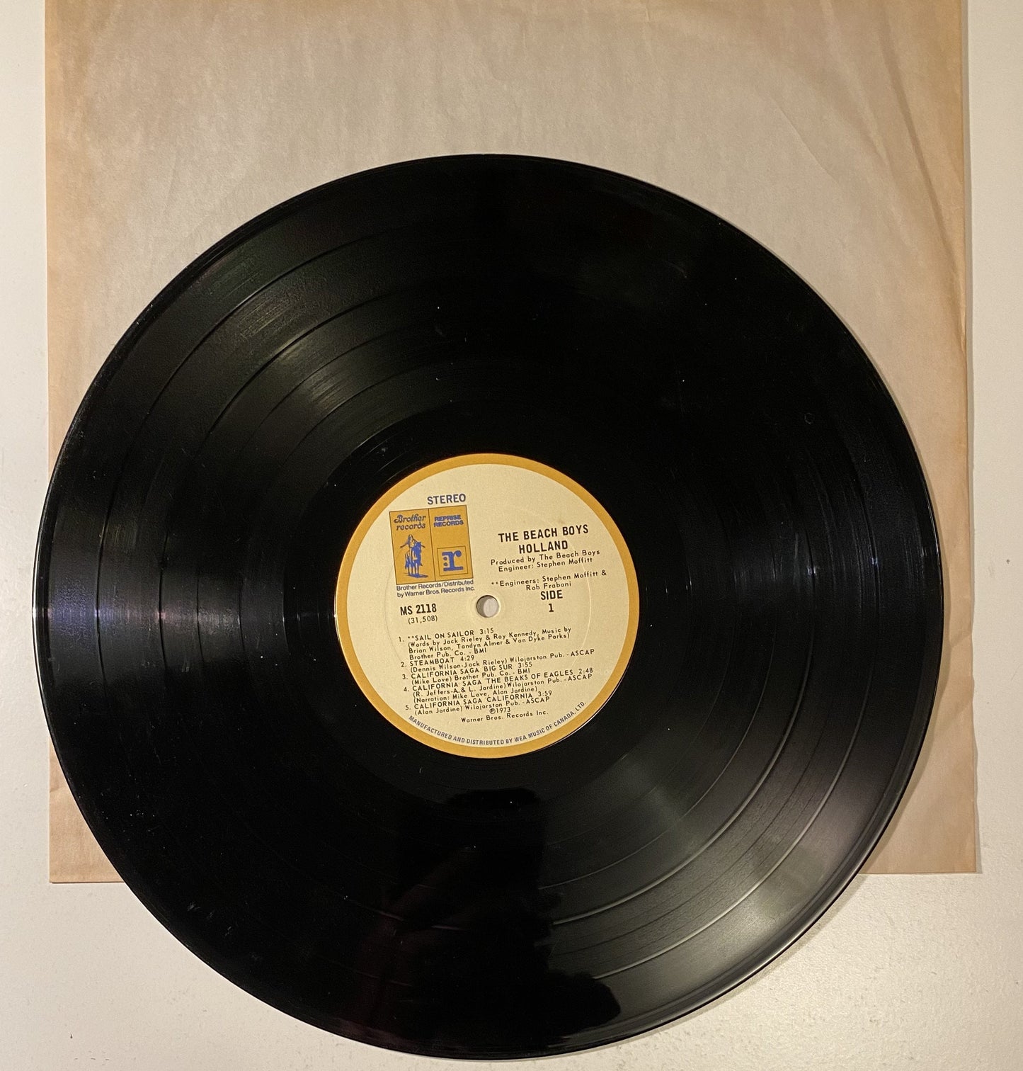 The Beach Boys - Holland - 1973 Vinyl LP