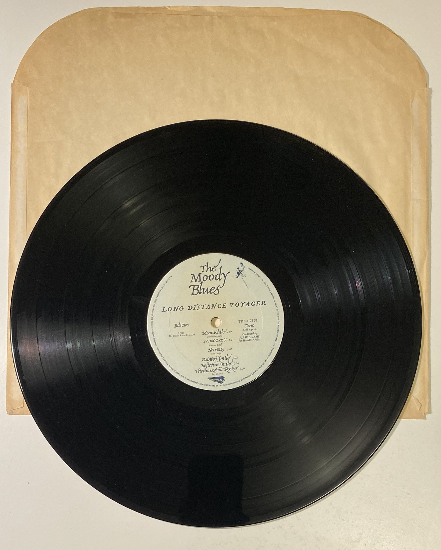 Moody Blues - Long Distance Voyager 1981 Vinyl LP Record