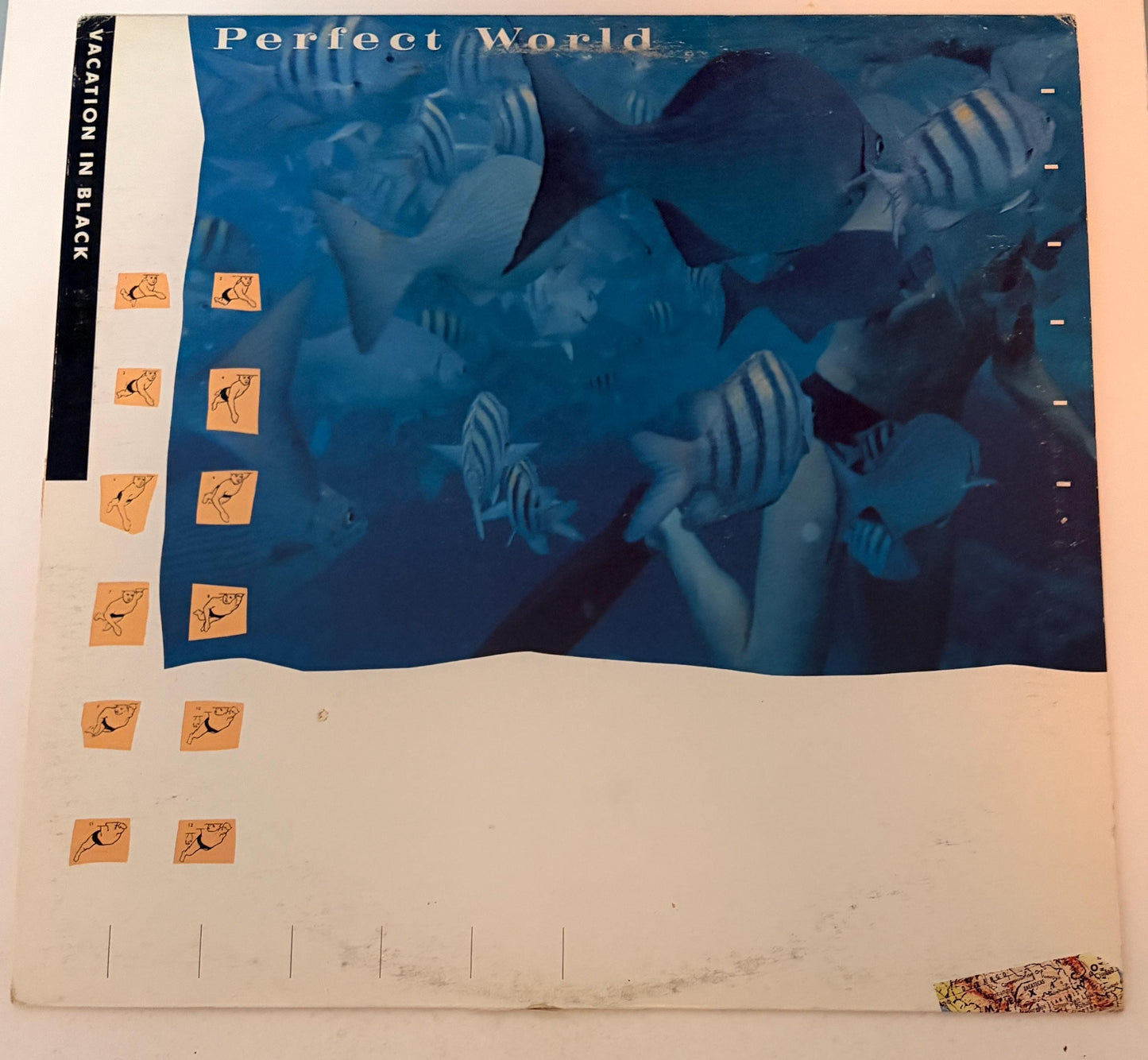 Perfect World - Vacation in Black 1986 Vinyl Record
