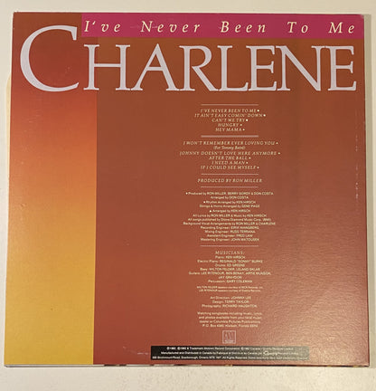 Charlene - I've Never Been to Me - 1982 Vinyl LP
