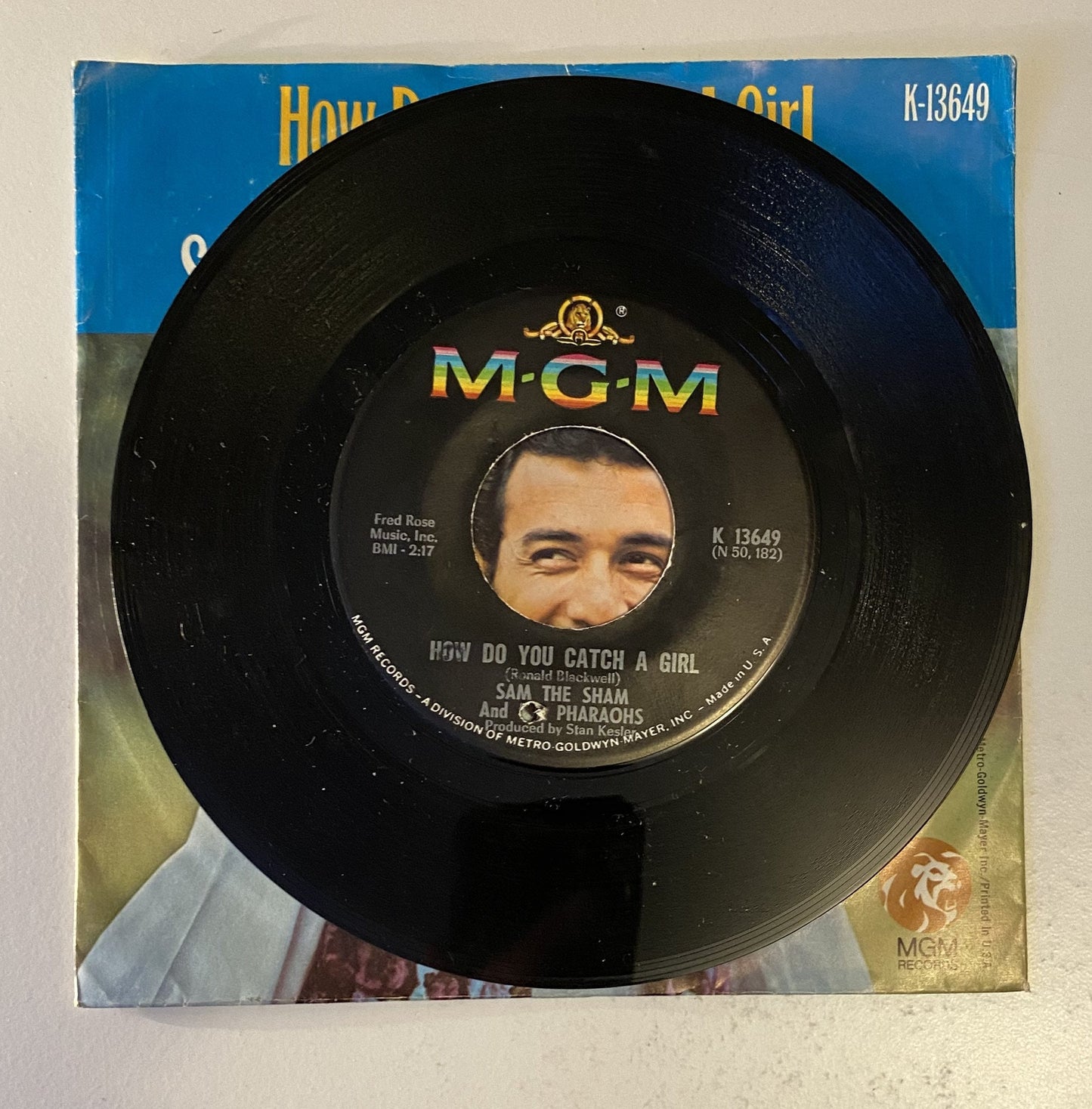 Sam the Sham and the Pharaohs - How Do You Catch a Girl - 45 Vinyl LP 1967