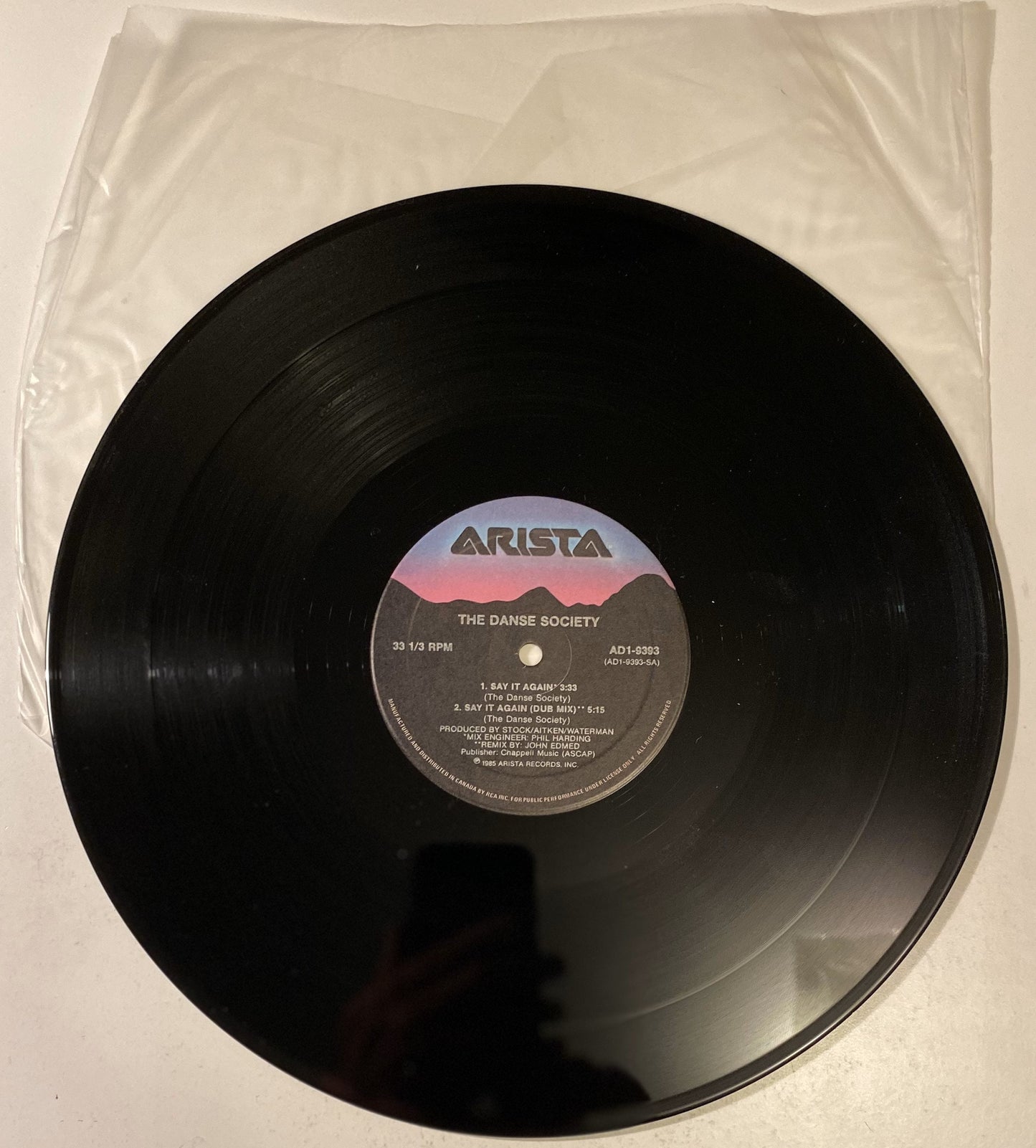 The Danse Society - Say It Again - 1985 Vinyl LP Record