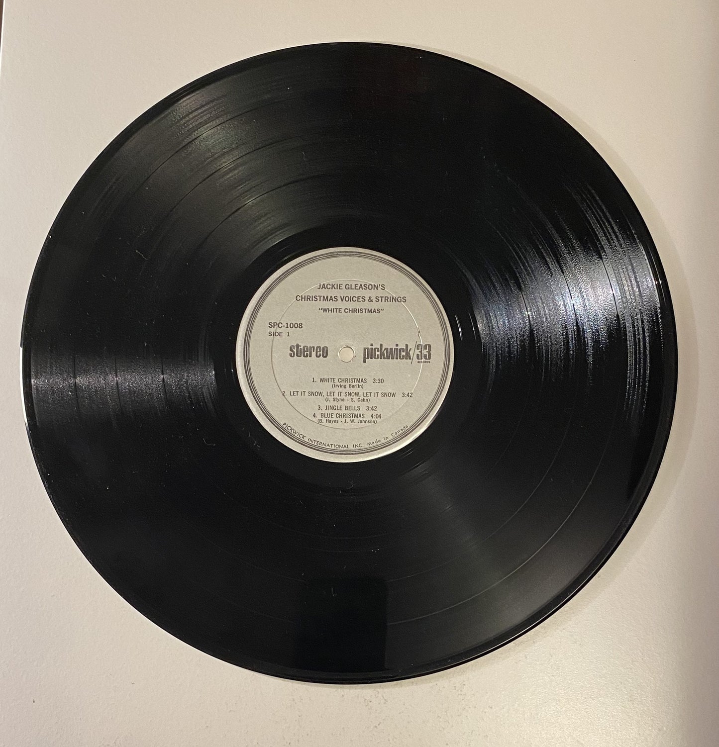 Jackie Gleason's Christmas Voices & Strings - 1970 Vinyl LP