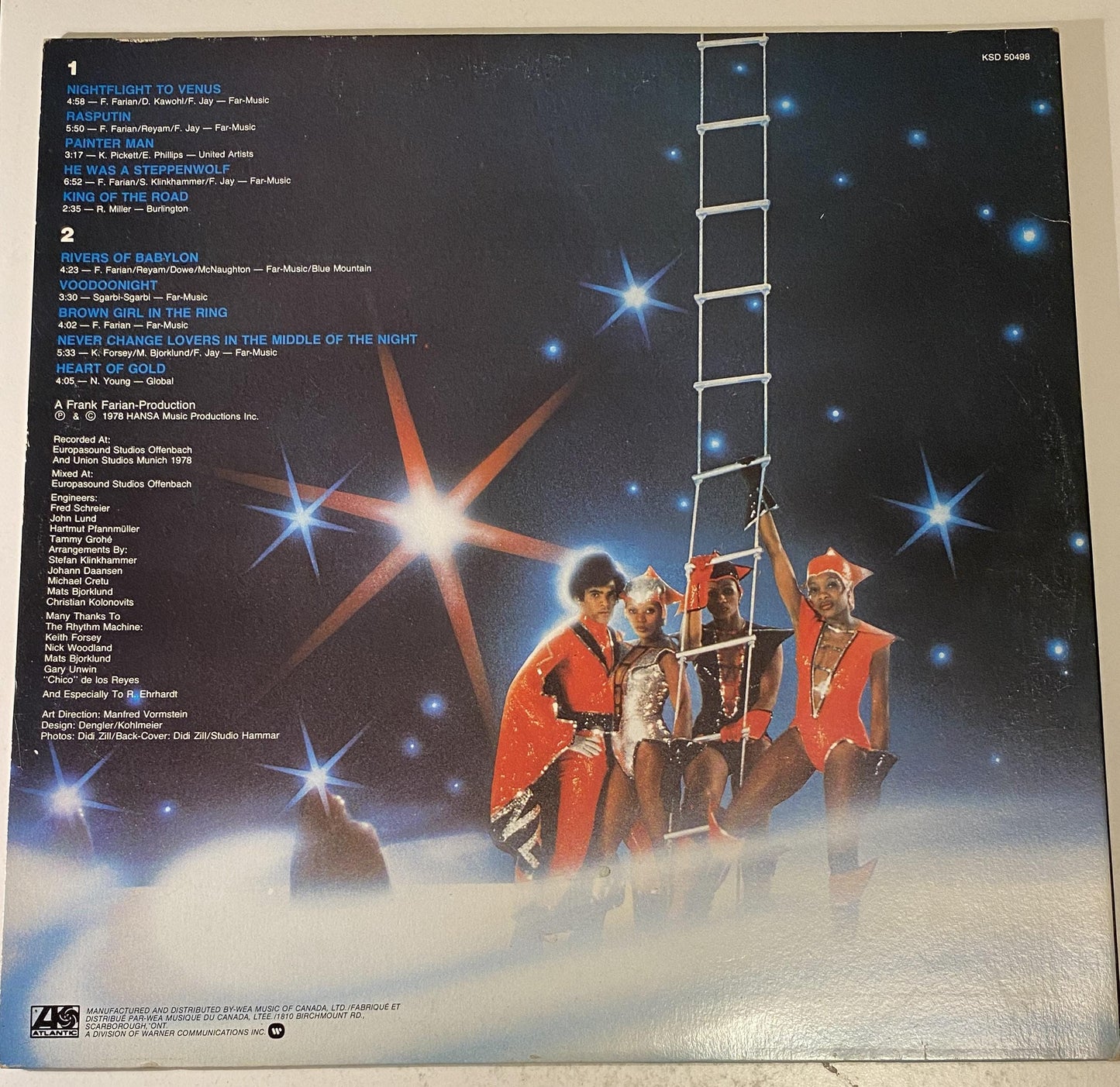 Boney M. Nightflight to Venus 1978 Vinyl LP