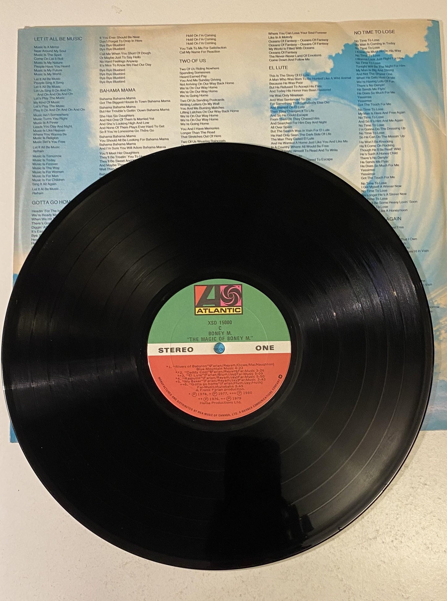 Boney M. Nightflight to Venus 1978 Vinyl LP