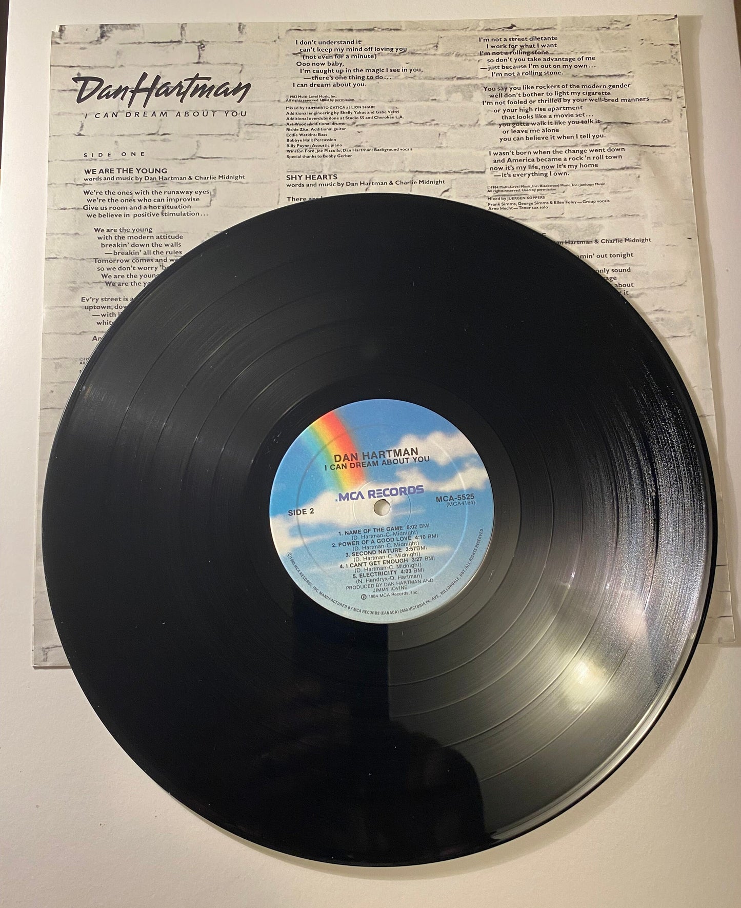Dan Hartman - I Can Dream About You - 1984 Vinyl LP - Promo Copy