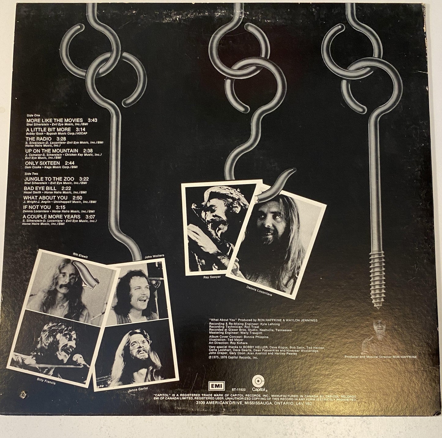Dr. Hook - A Little Bit More - 1976 Vinyl LP Record