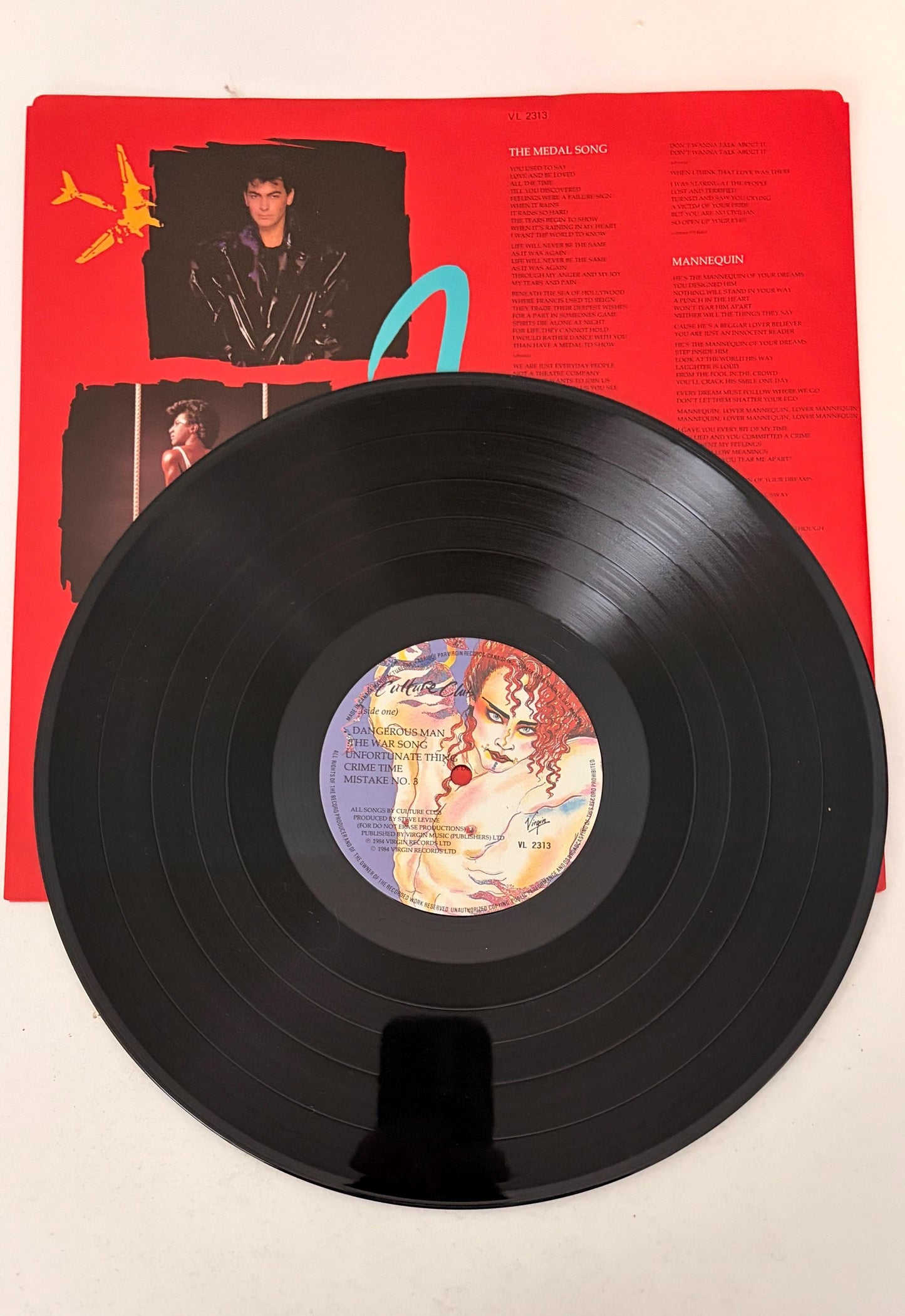 Culture Club - Waking Up With the House on Fire 1984 Vinyl Record
