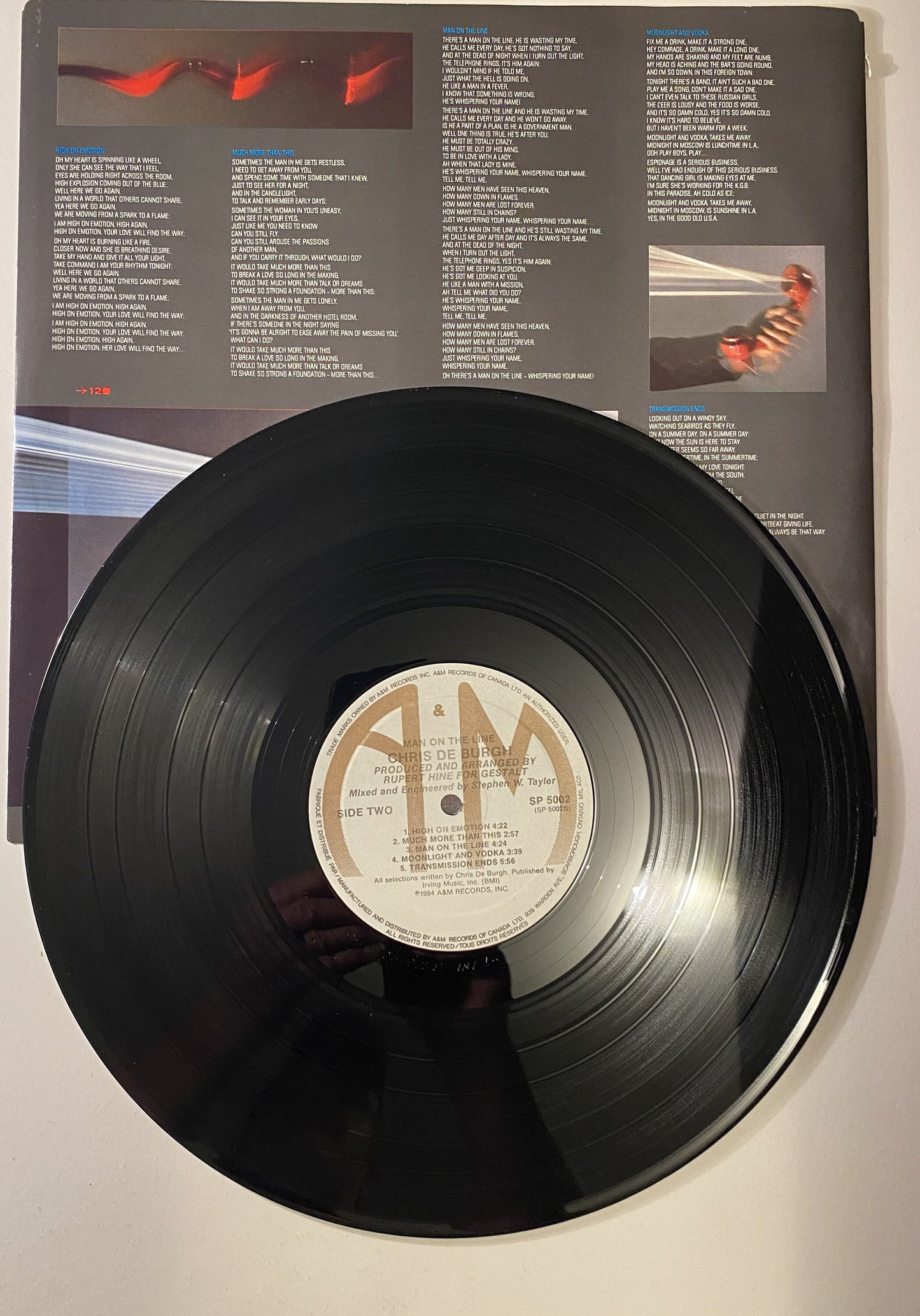 Chris De Burgh - Man on the Line - Vinyl LP