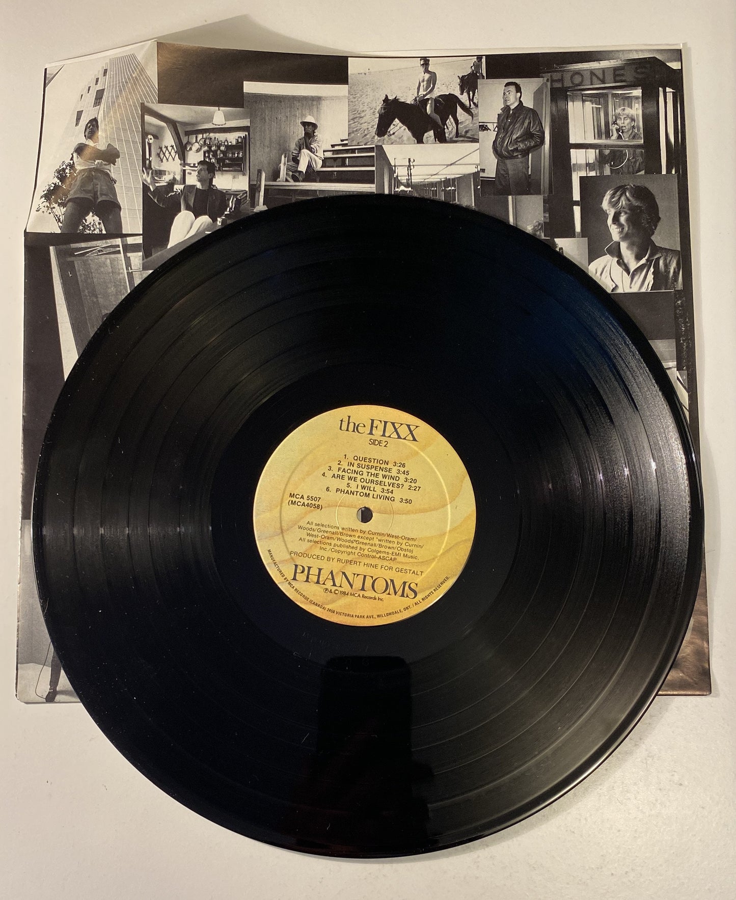 The Fixx - Phantoms 1984 Vinyl LP Record