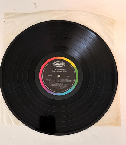 Tina Live in Europe - 1988 Double Vinyl Record