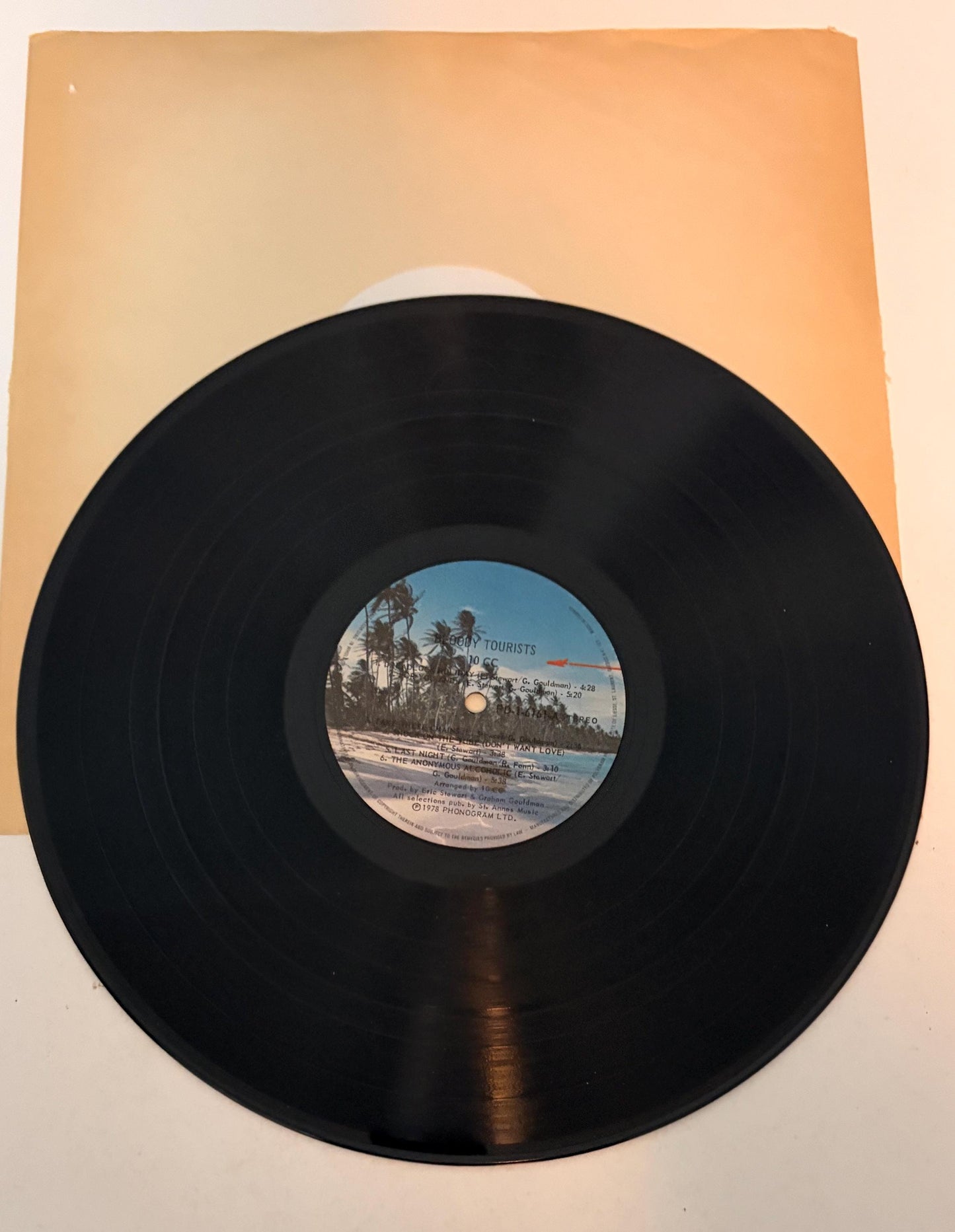 10 cc Bloody Tourists 1978 Vinyl Record