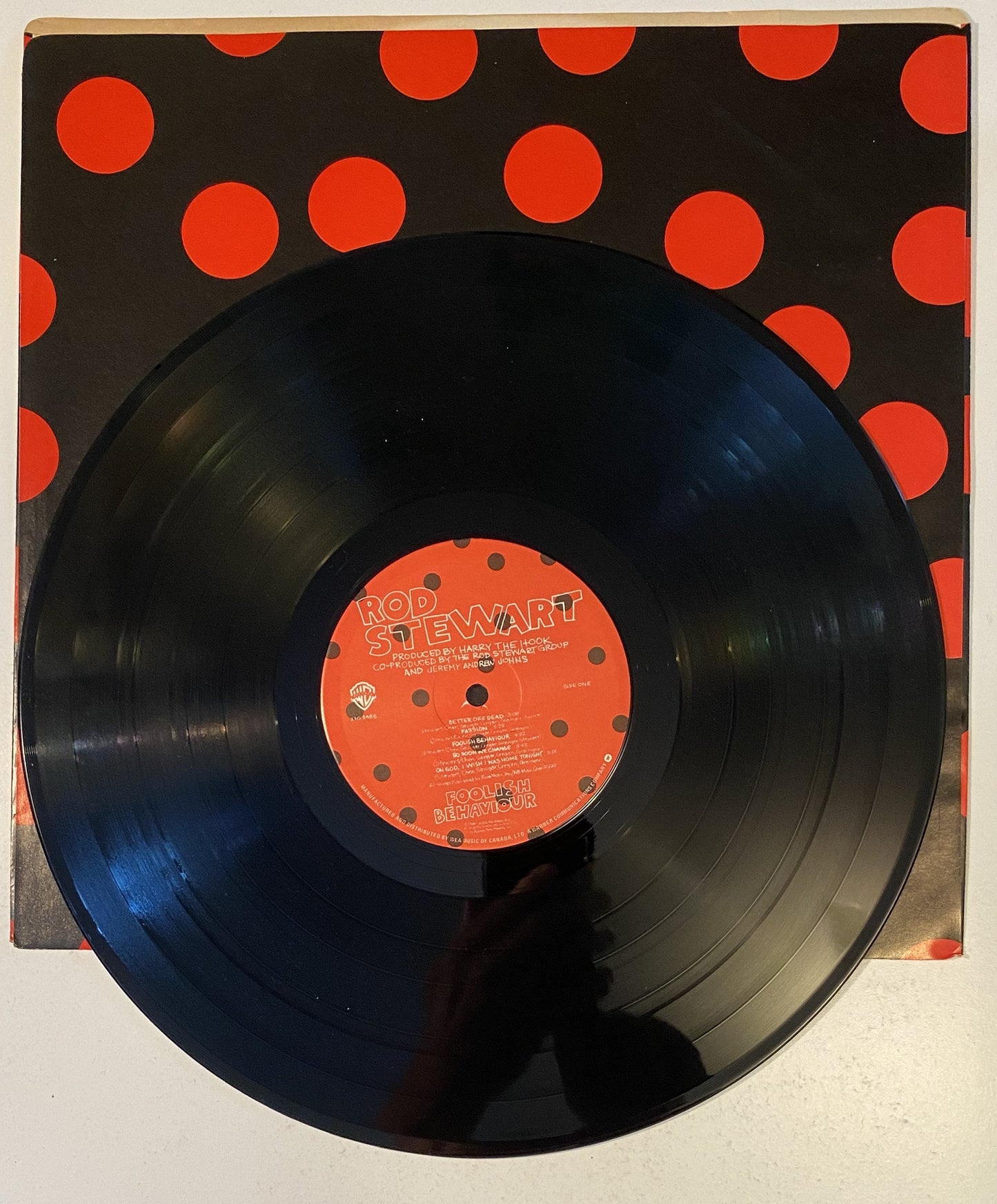 Rod Stewart - Foolish Behavior 1980 Vinyl LP Record