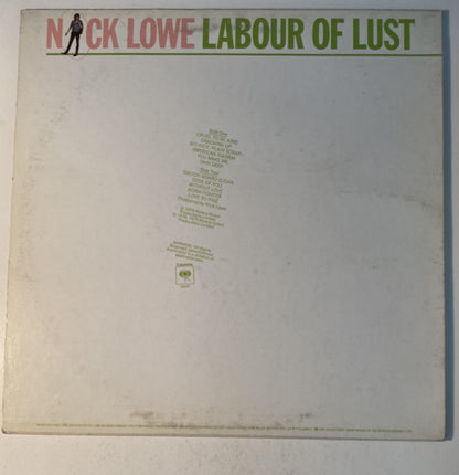 Nick Lowe - Labour of Lust 1979 Vinyl LP Record