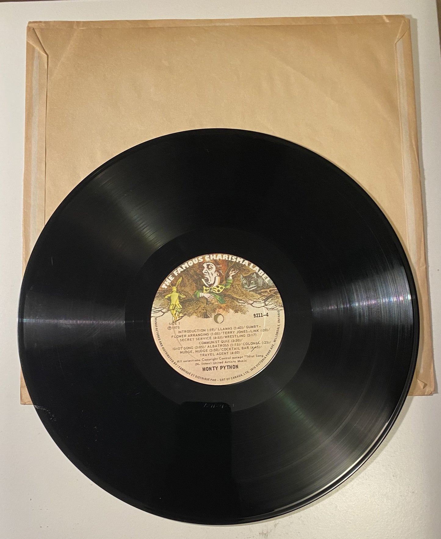 Monty Python Live at Drury Lane - 1975 Vinyl LP