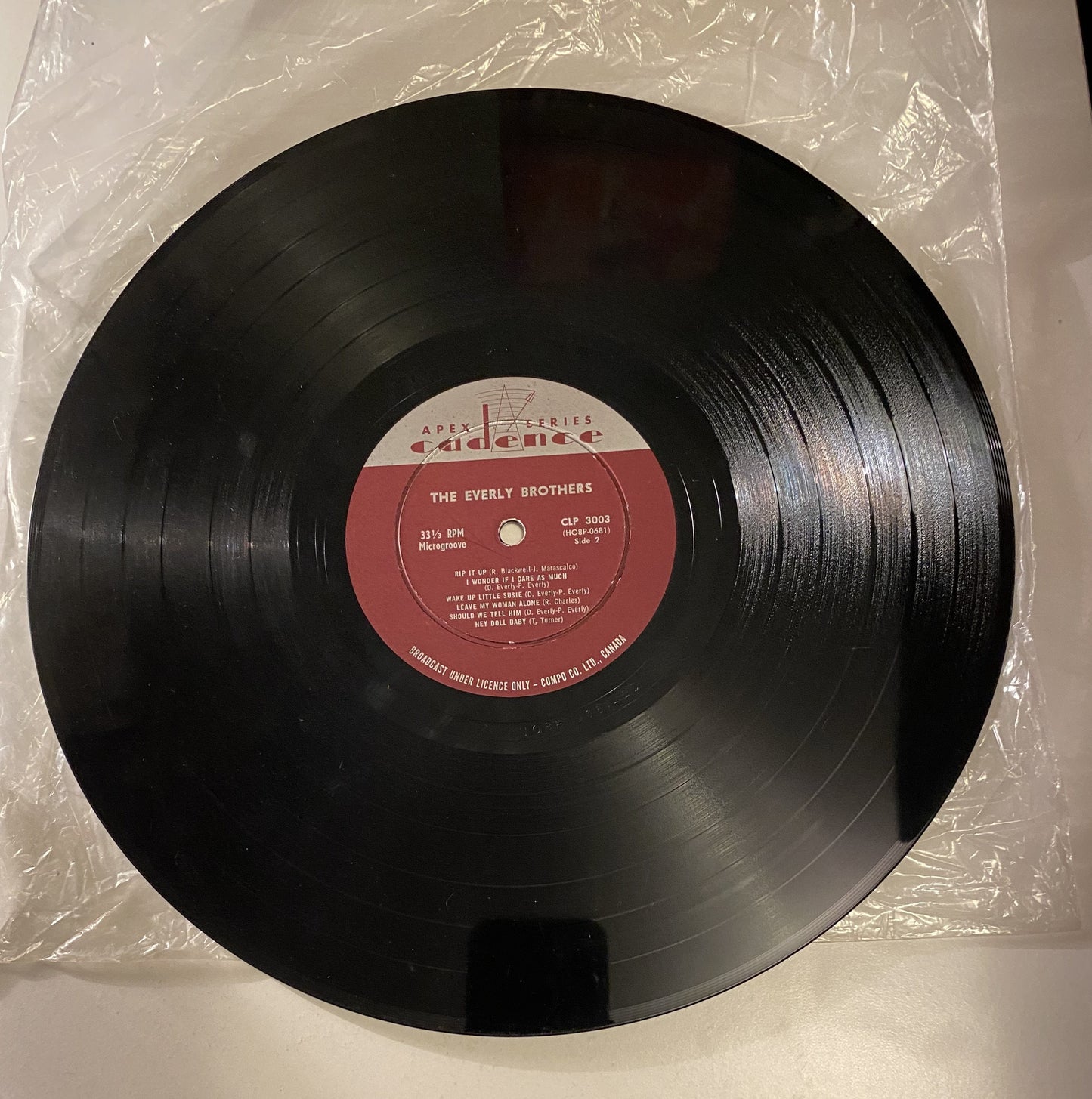 The Everly Brothers - 1958 Vinyl LP
