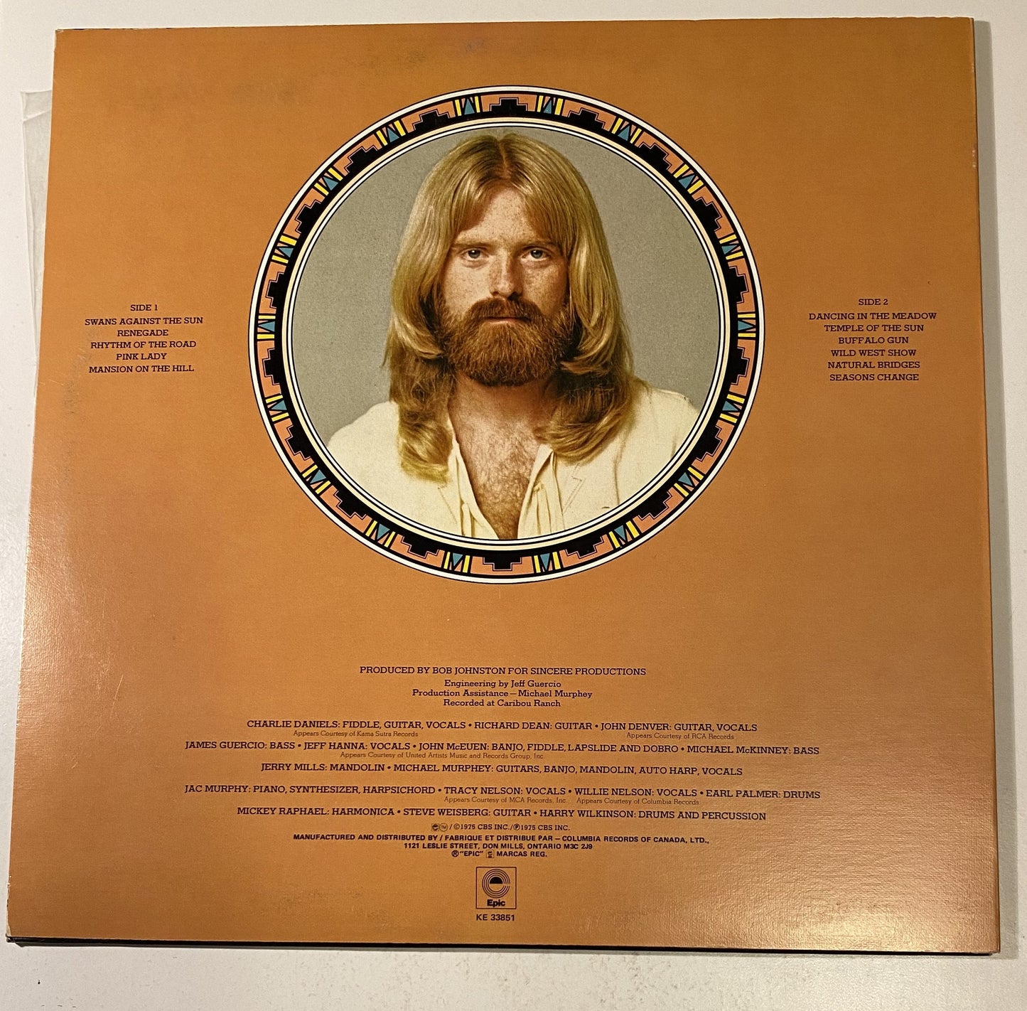 Michael Murphey Swans Against the Sun - 1975 Vinyl LP Record