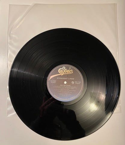 Straight Lines - Run for Cover 1981 Vinyl LP