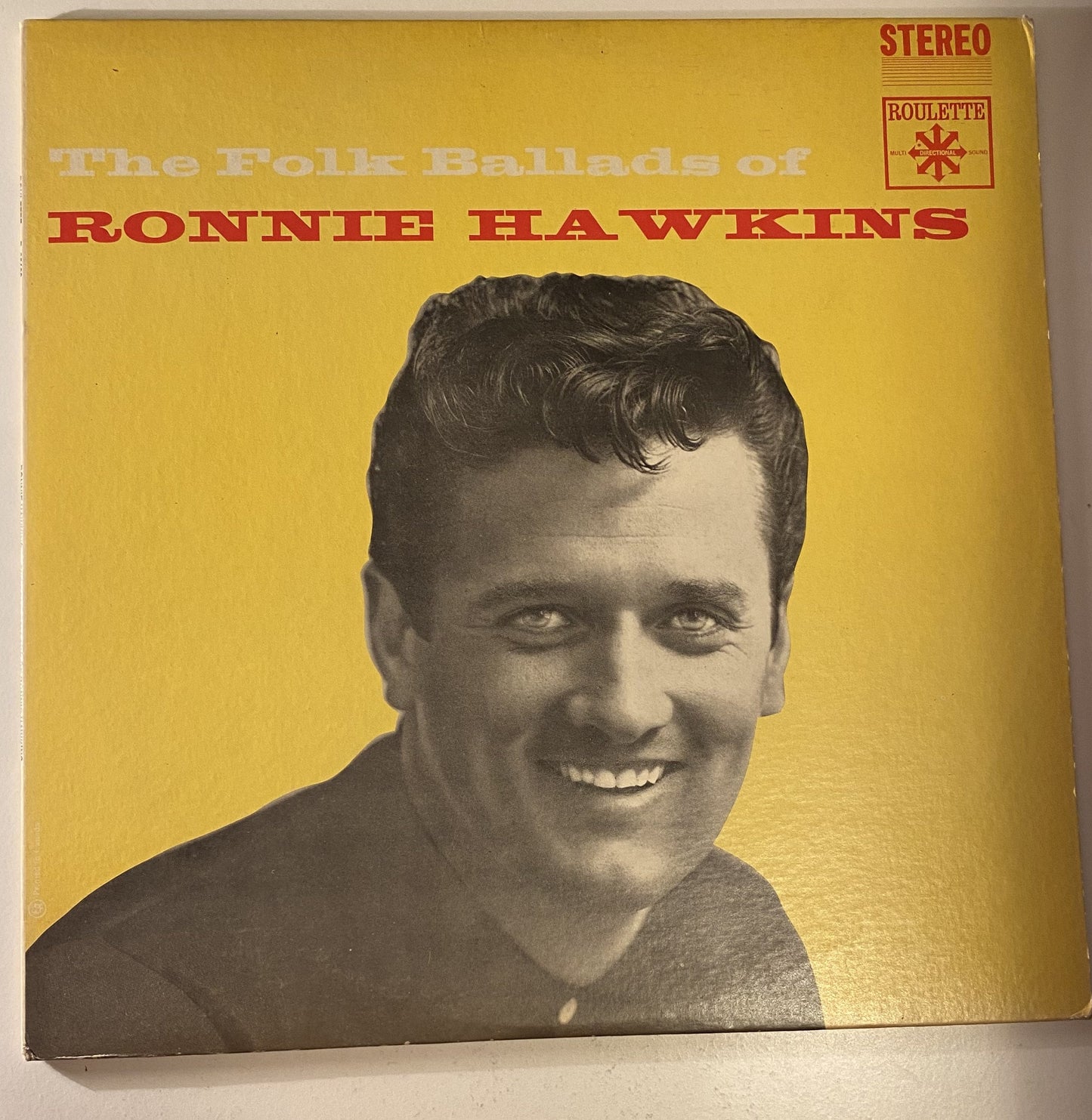 Ronnie Hawkins - The Folk Ballads of Ronnie Hawkins - 1960 Vinyl LP