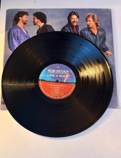 Bob Seger & The Silver Bullet Band - Like a Rock 1986 Vinyl Record