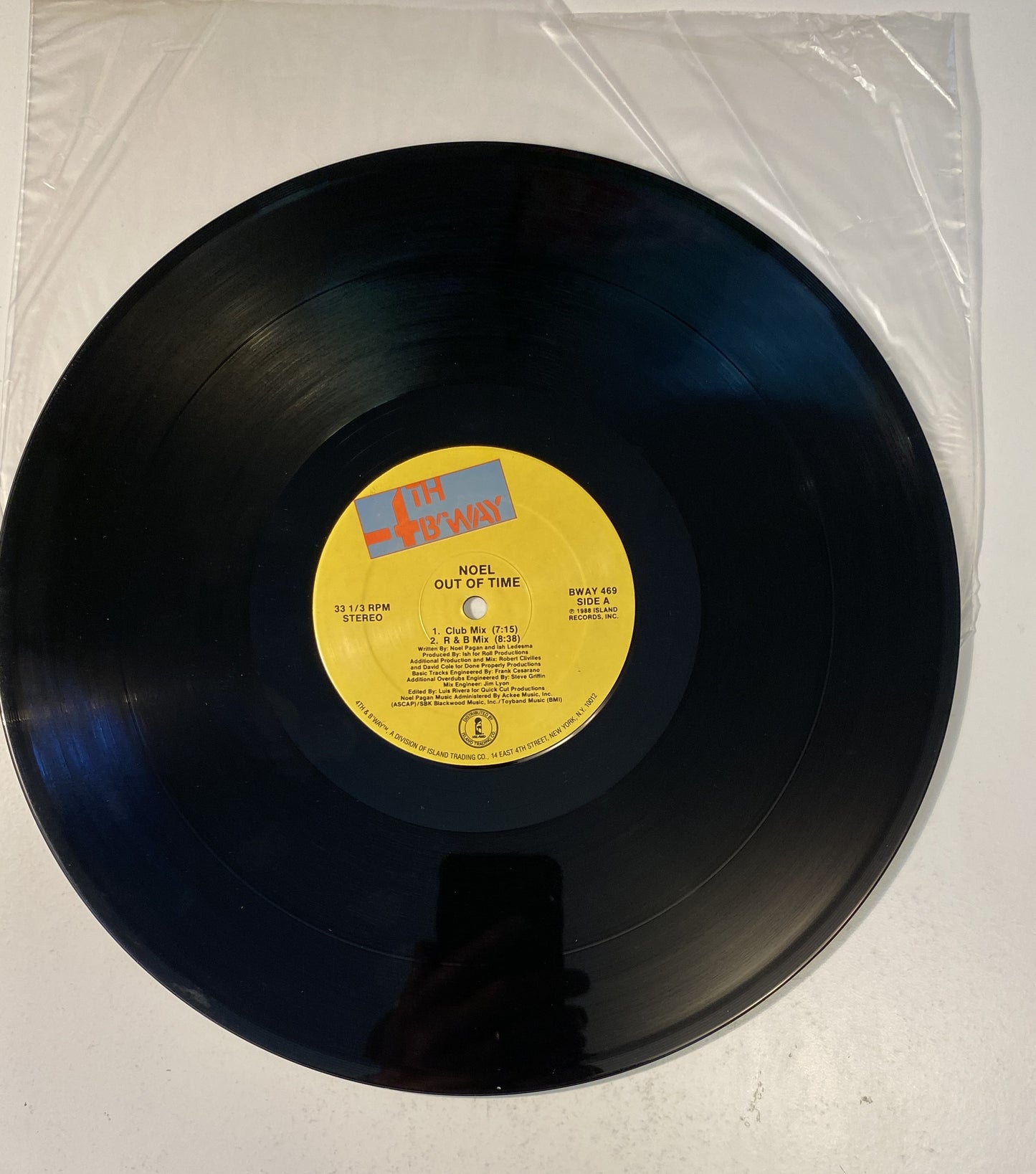 Noel - Out of Time 1988 Vinyl