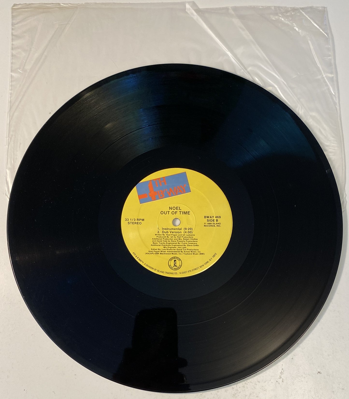 Noel - Out of Time 1988 Vinyl