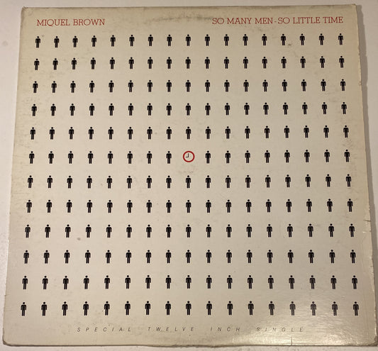Miquel Brown - So Many Men, So Little Time (12" Single) 1983 Vinyl