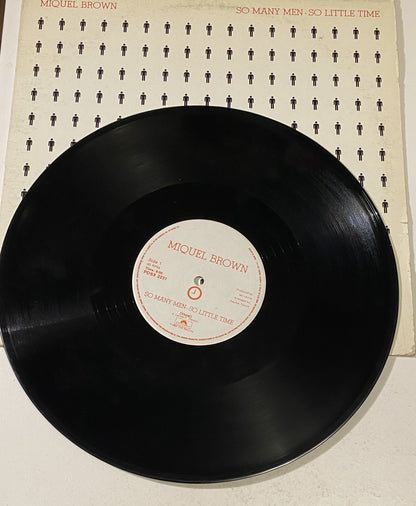 Miquel Brown - So Many Men, So Little Time (12" Single) 1983 Vinyl