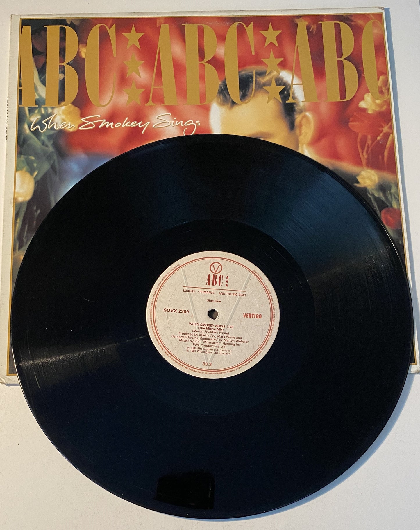 ABC - When Smokey Sings 1987 Vinyl