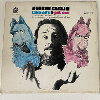 George Carlin Take-Offs & Put-Ons 1972 Vinyl