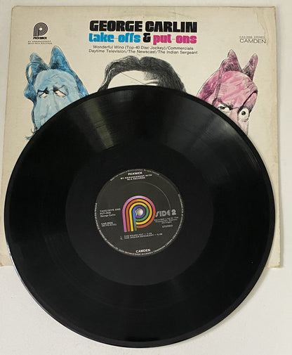 George Carlin Take-Offs & Put-Ons 1972 Vinyl