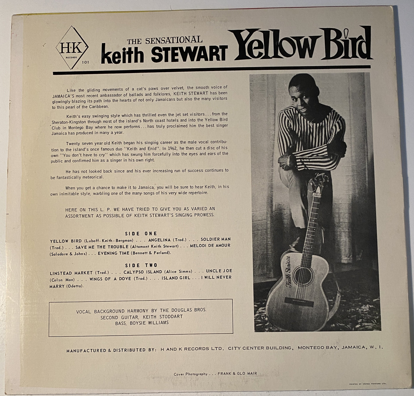 Keith Stewart - Yellow Bird 1963 Vinyl LP