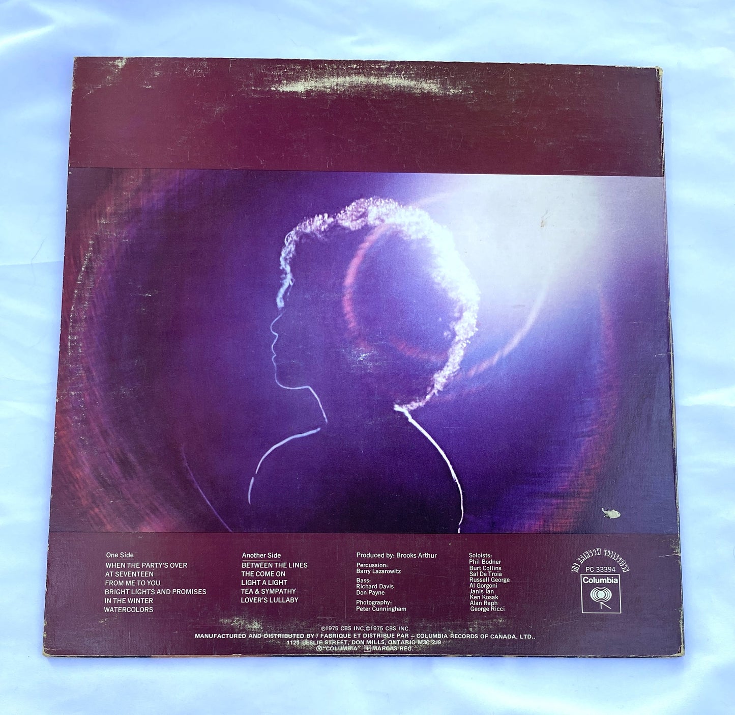 Janis Ian - Between the Lines 1975 Vinyl LP
