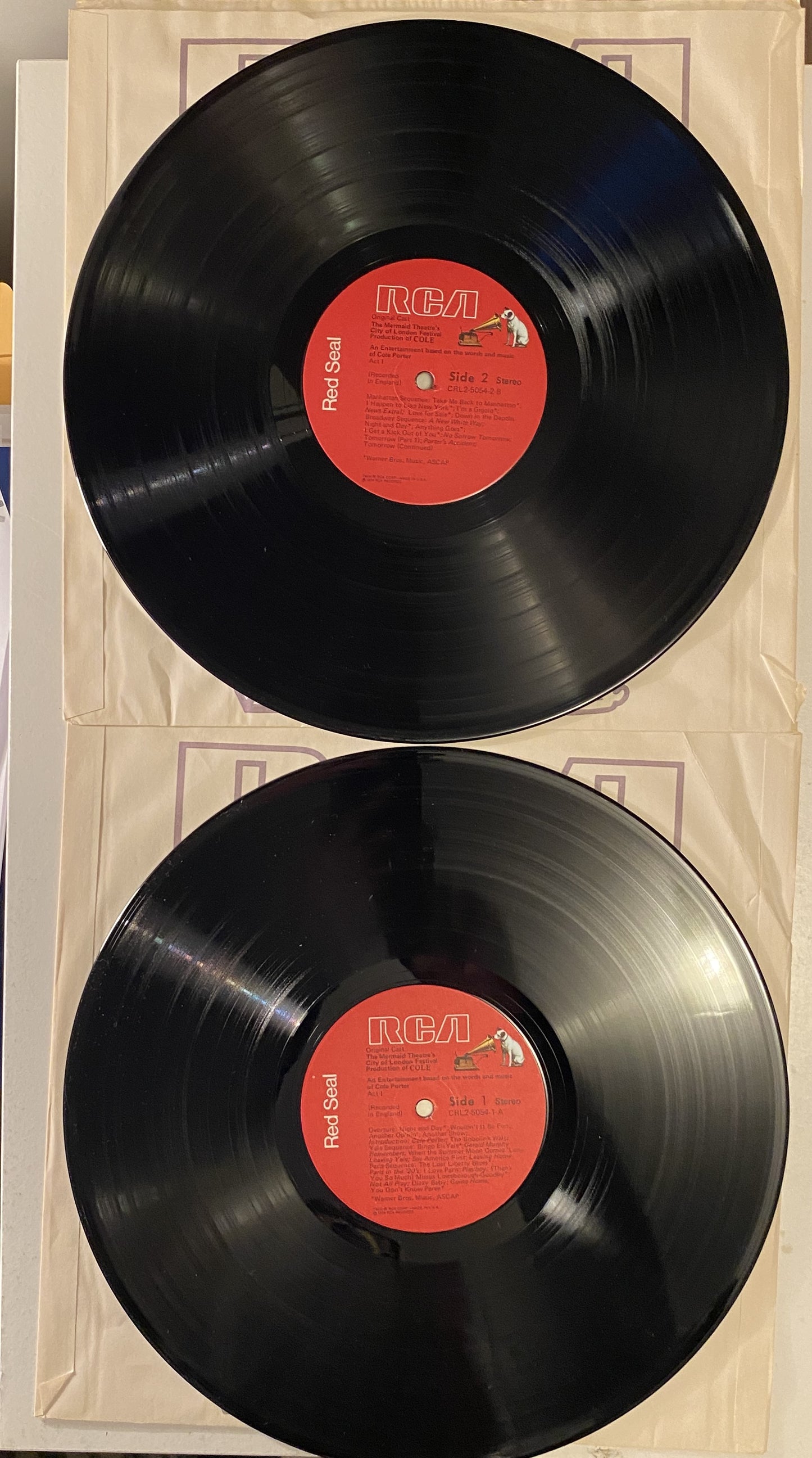 Mermaid Theatre's Festival Production of Cole 1974 Vinyl Double LP