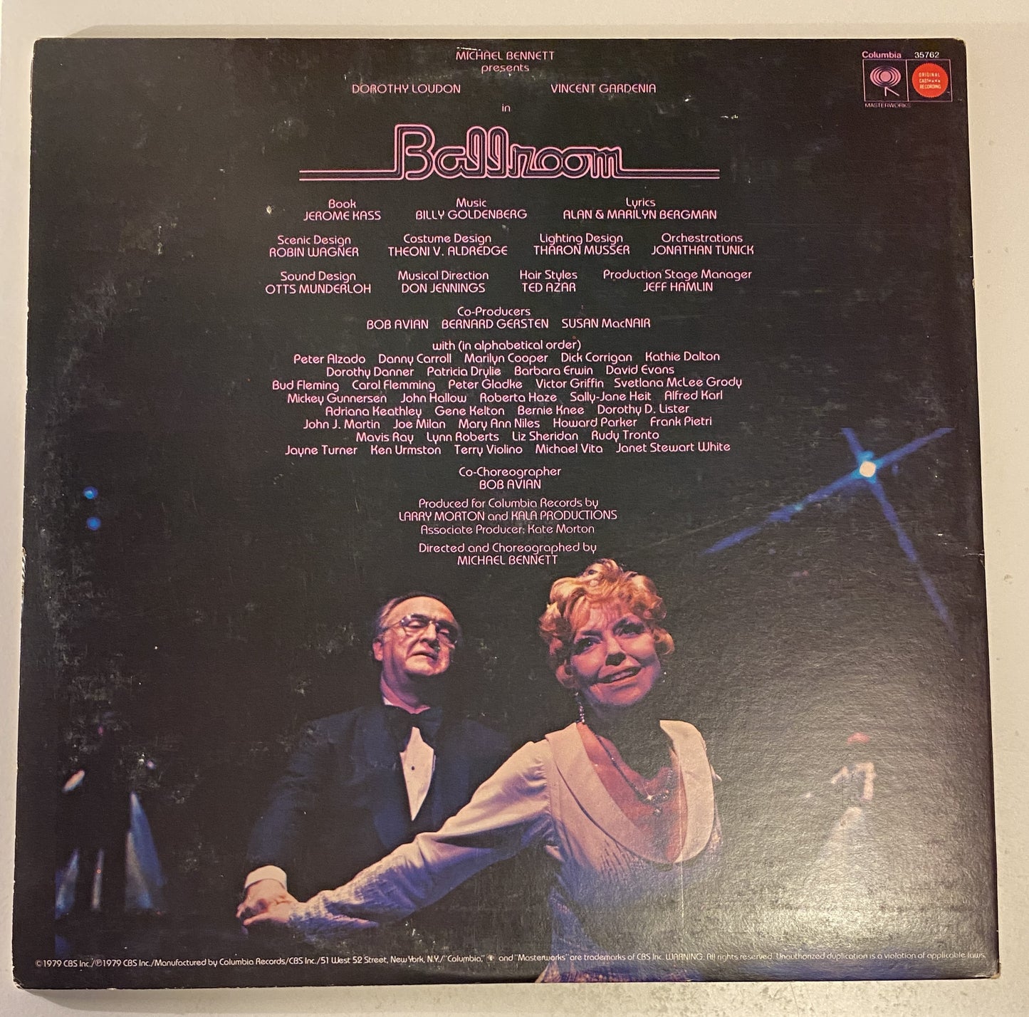 Ballroom - Billy Goldenberg, Alan & Marilyn Bergman 1979 Vinyl LP